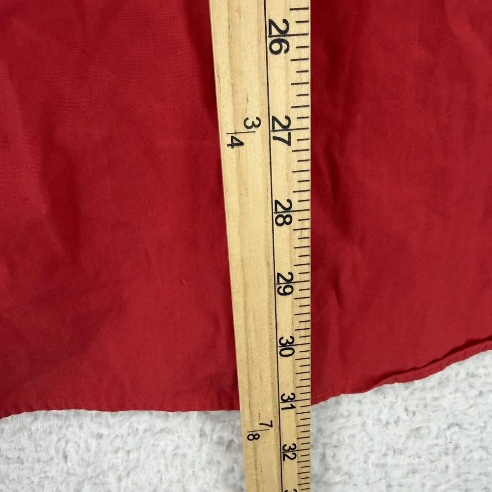 Ralph Lauren Shirt Mens Large Red Long Sleeve Button Down Pony Logo Classic Fit